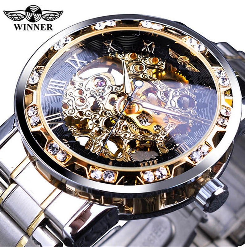 Winner Men's Mechanical Wristwatch Black watches - Image 1